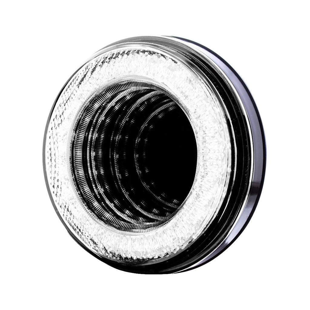 4 Inch Round LED Backup Reverse Light Replacement for Semi Trucks Trailers ( )