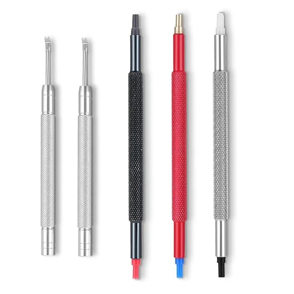 Set of 4 Watch Hand Pressers with Remover Tools for Watch Repair
