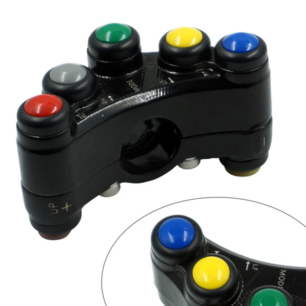 Handlebar Control Switch Button ON OFF for Motorcycle (7/8" 22mm)
