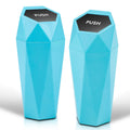 Set of 2 Portable Mini Cup Holder Trash Cans with Removable Lid - Blue