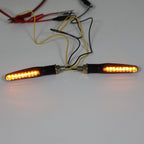 2X Motorcycle M10 Turn Signals Indicator Light Blinker for Chopper Cafe Racer