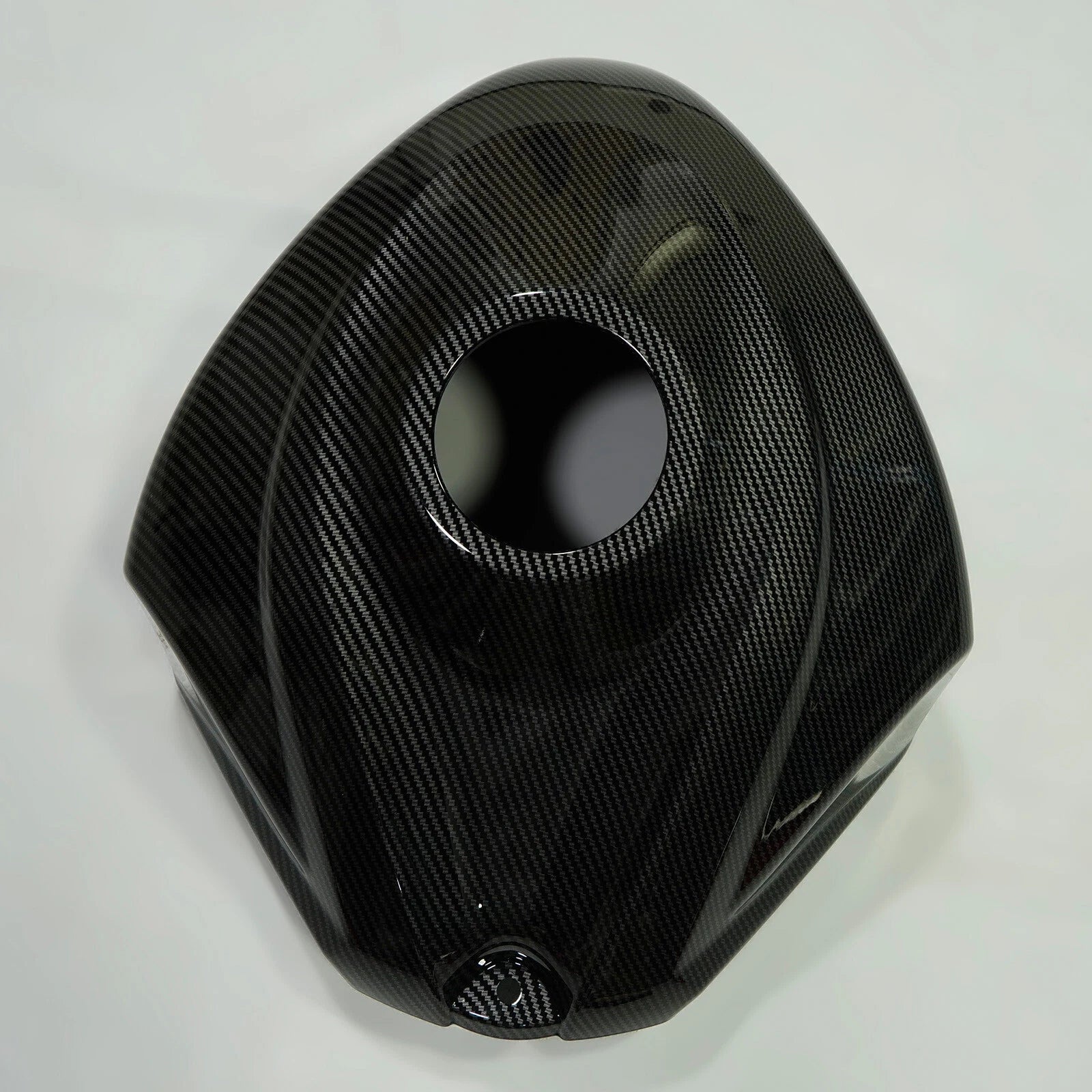 Gas Fuel Tank Cover for Suzuki GSXR 600/750 (2008–2010) - Carbon Fiber Look