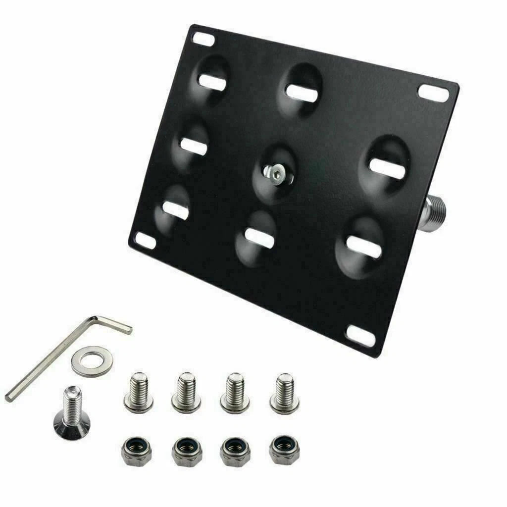 Bumper Tow Hook License Plate Mounting Bracket for Infiniti Q50 Q60 (2015-2024)