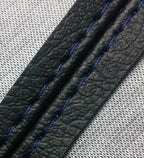 E Brake Boot Cover for Ford Focus (2000–2007) Blue Stitch Leather