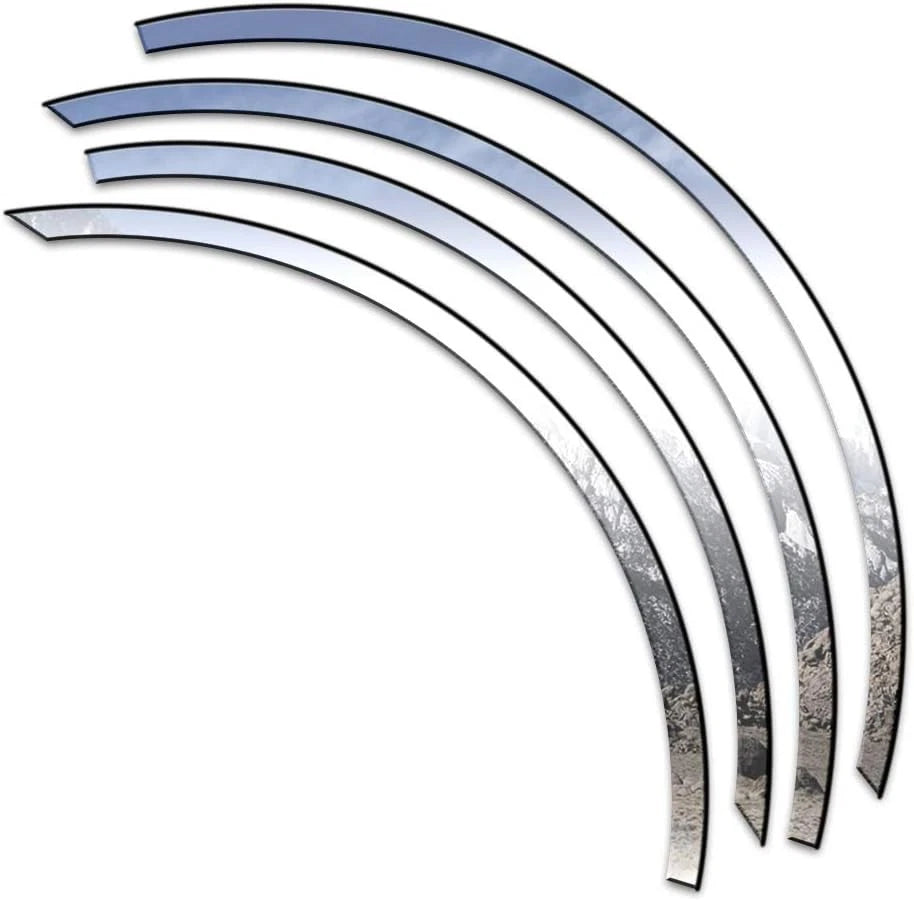 Fender Trim Luxury Stainless 4pc with 3M Gasket for Toyota Prius V (2012–2017)