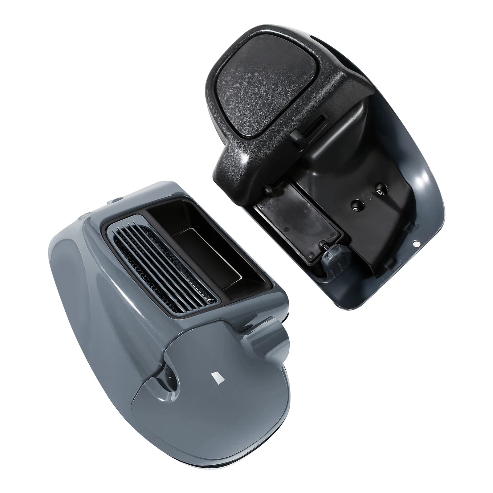 Lower Vented Fairings for Harley Road Glide King (2014–2025) Gunship Gray