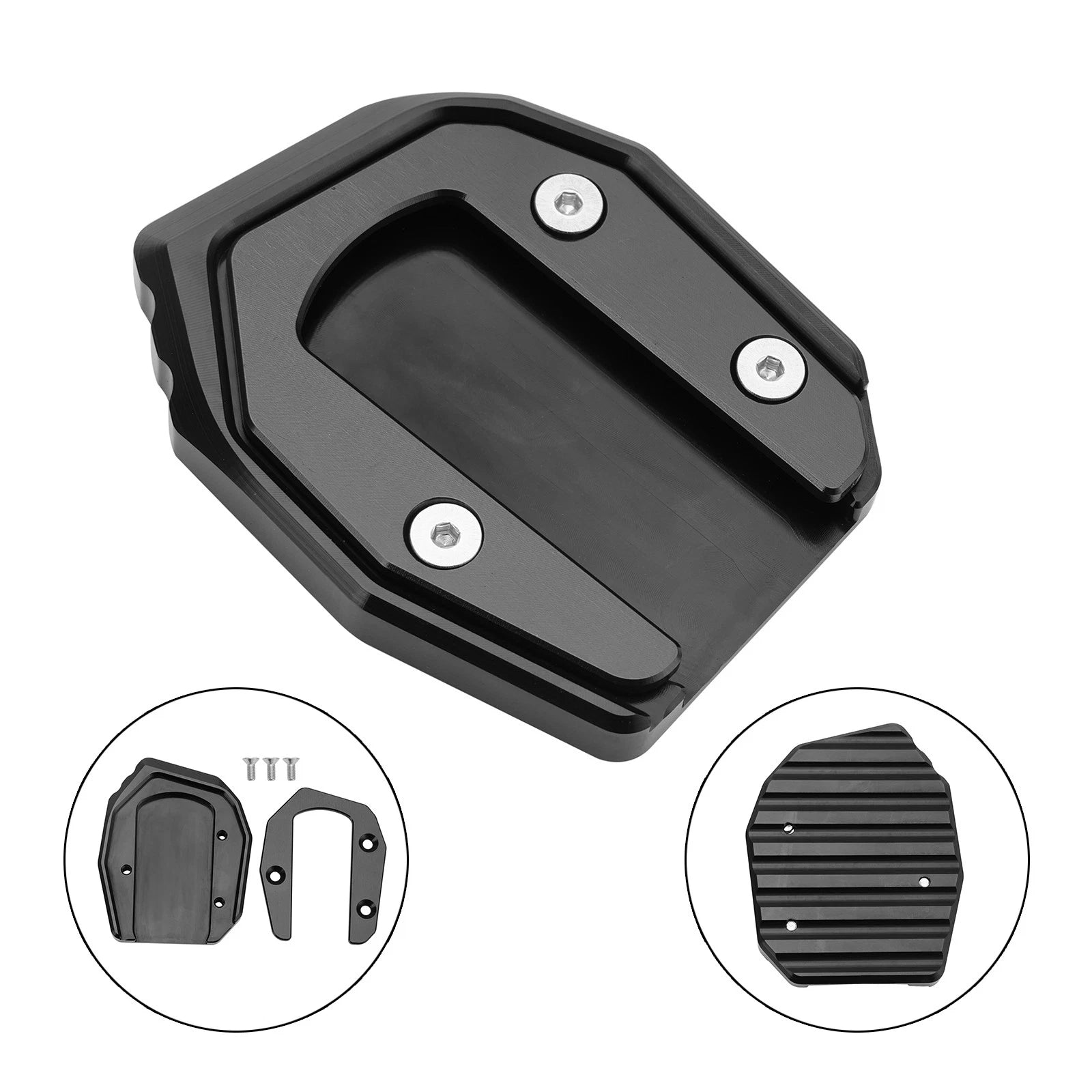 Kickstand Enlarger Plate Pad for Kawasaki Vulcan S 650 VN650 (2015–2021)