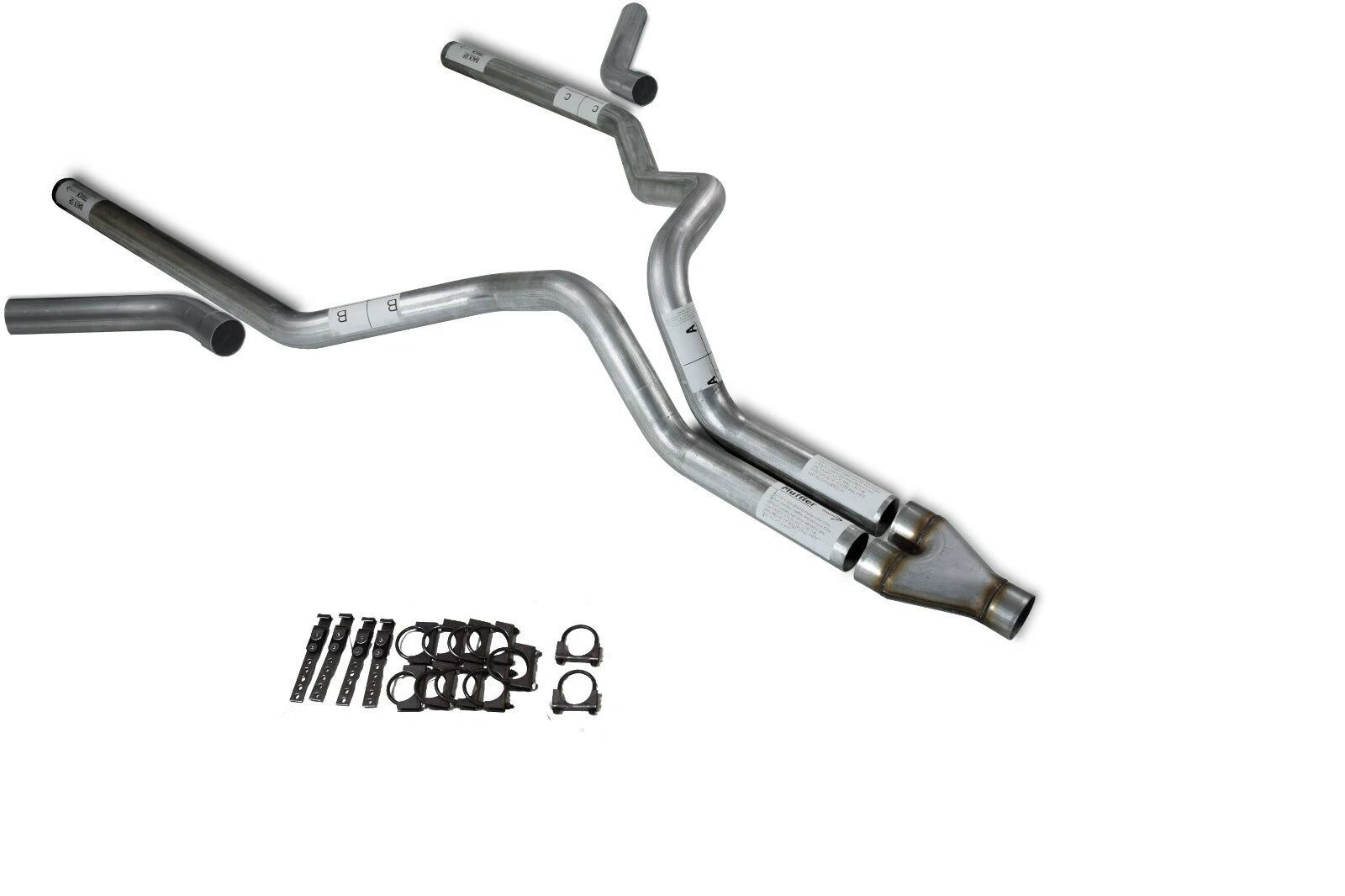 3" Dual Exhaust Kit Y Pipe for Dodge Ram 1500 (1994–2003)