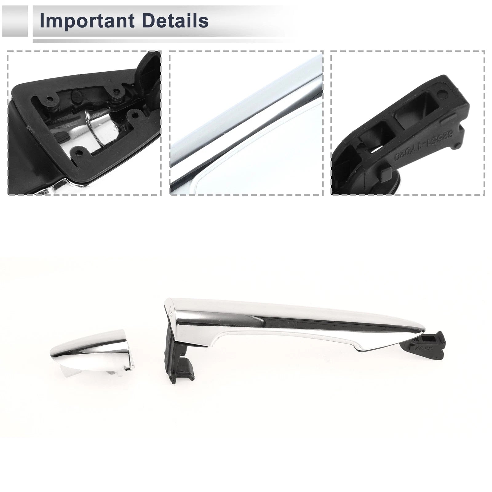 Front Right Door Handle for Kia Picanto (2011–2015) No. 826611Y020