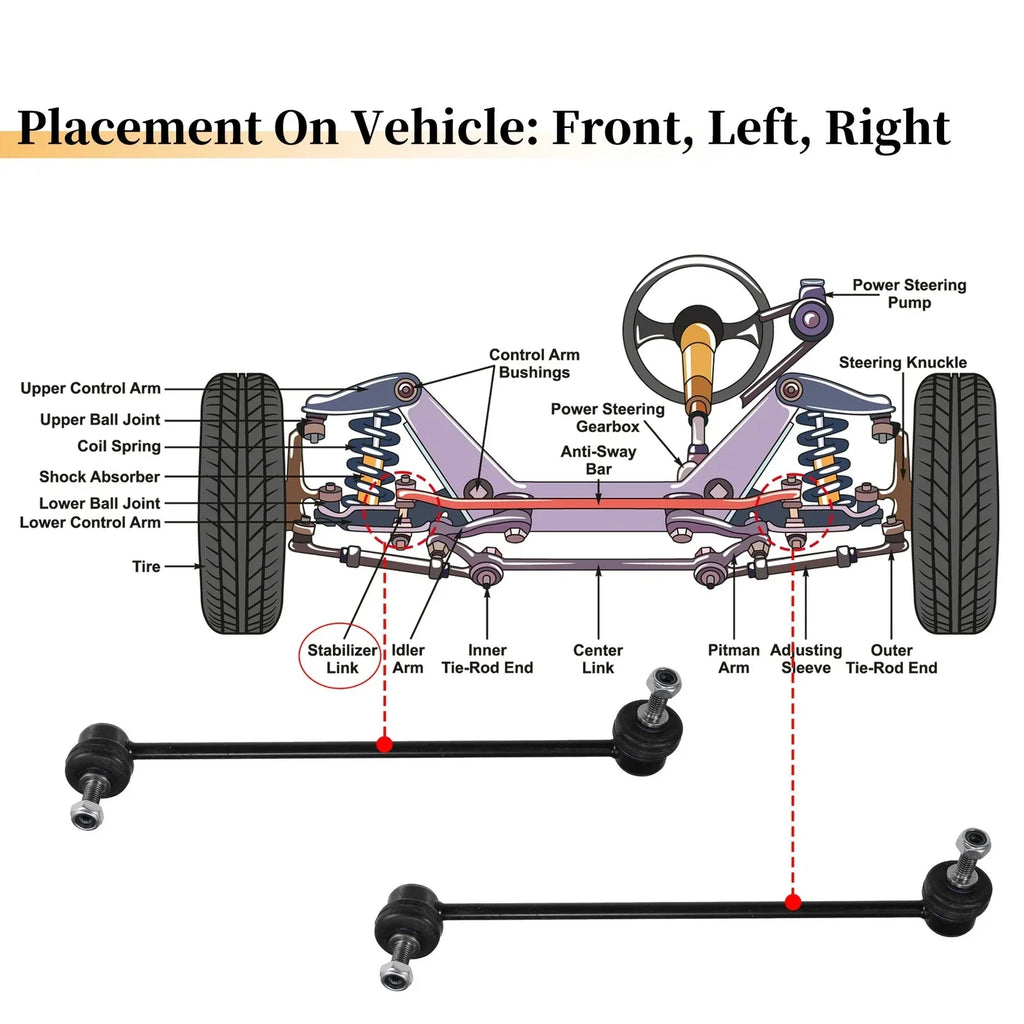Front Stabiliser Sway Bar Link for BMW 325xi