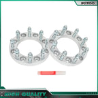 2X 1" Wheel Spacers 8x6.5 9/16"-18 for Dodge Ram 2500 3500 (1994–2010)