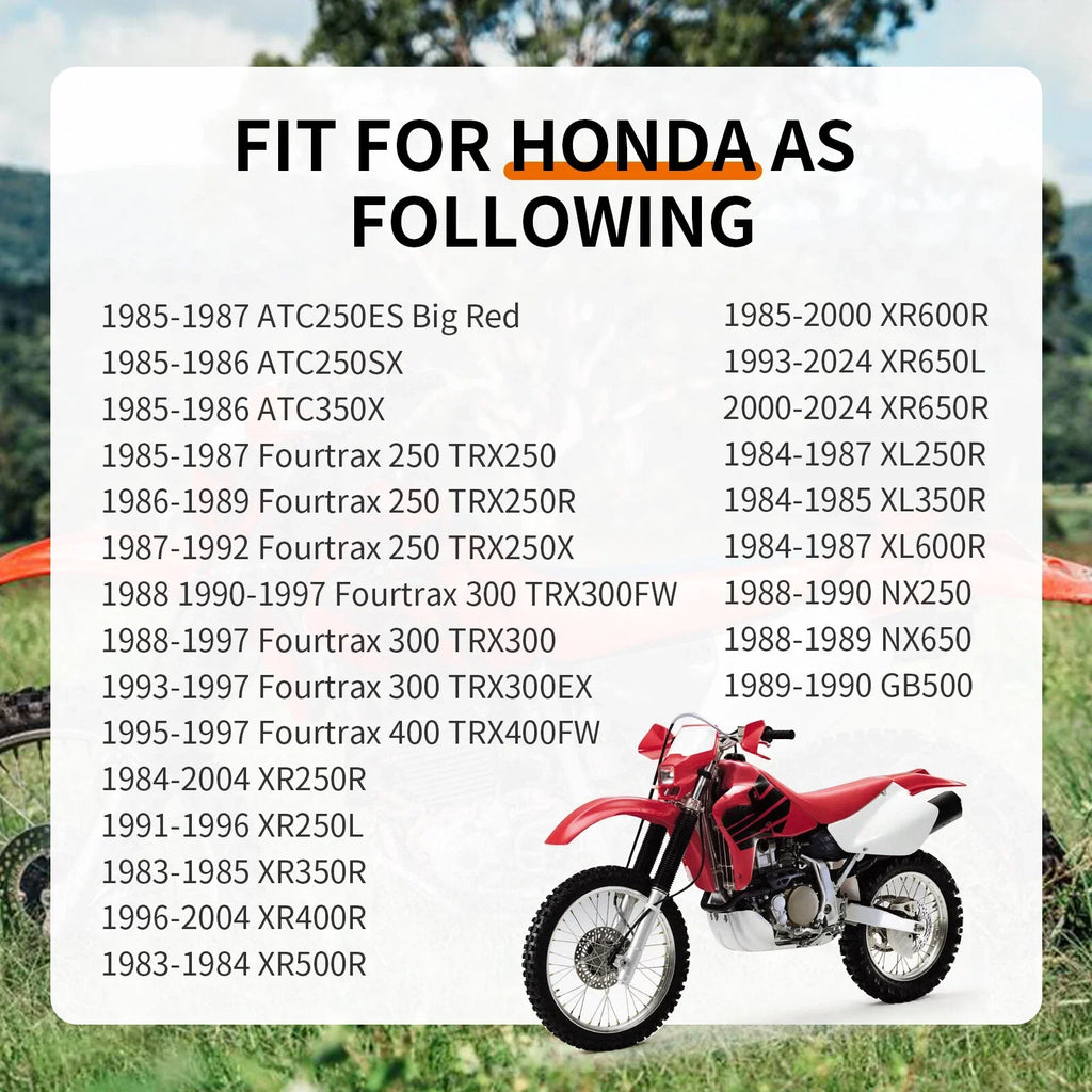 Oil Filter O-Ring Spring for Honda XR650L XR650R (1990–2007)