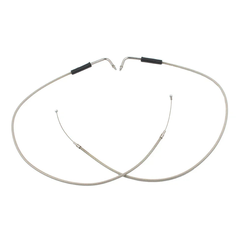 Stainless Steel Throttle Cable for Harley Sportster XL1200, 883, Dyna, Road King