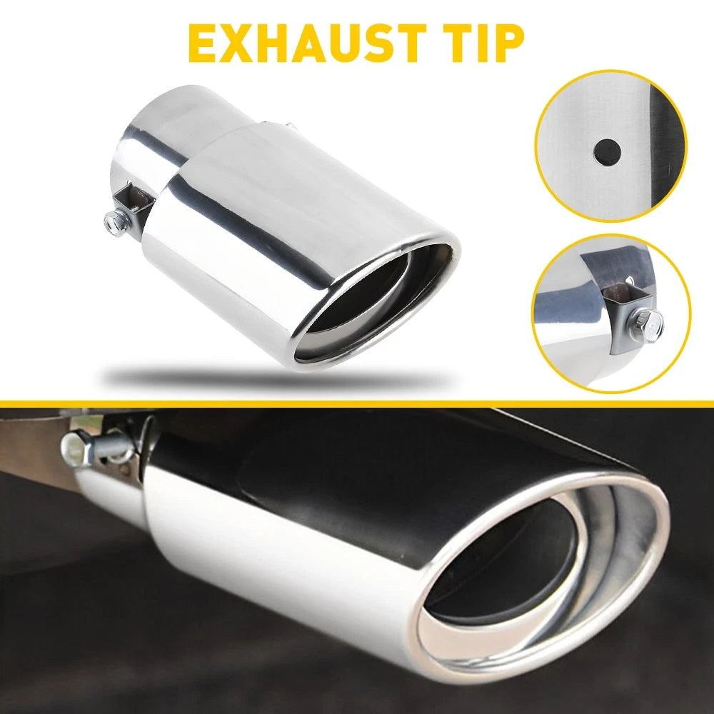 Chrome Stainless Steel Exhaust Pipe Tail Muffler Tip for Car