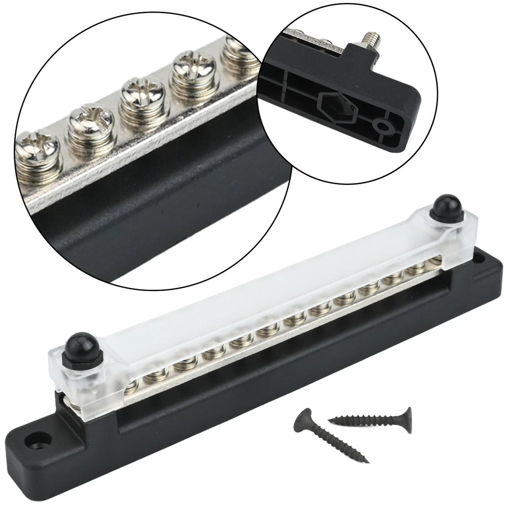Nylon Steel Terminal Block Bus Bar Cover for