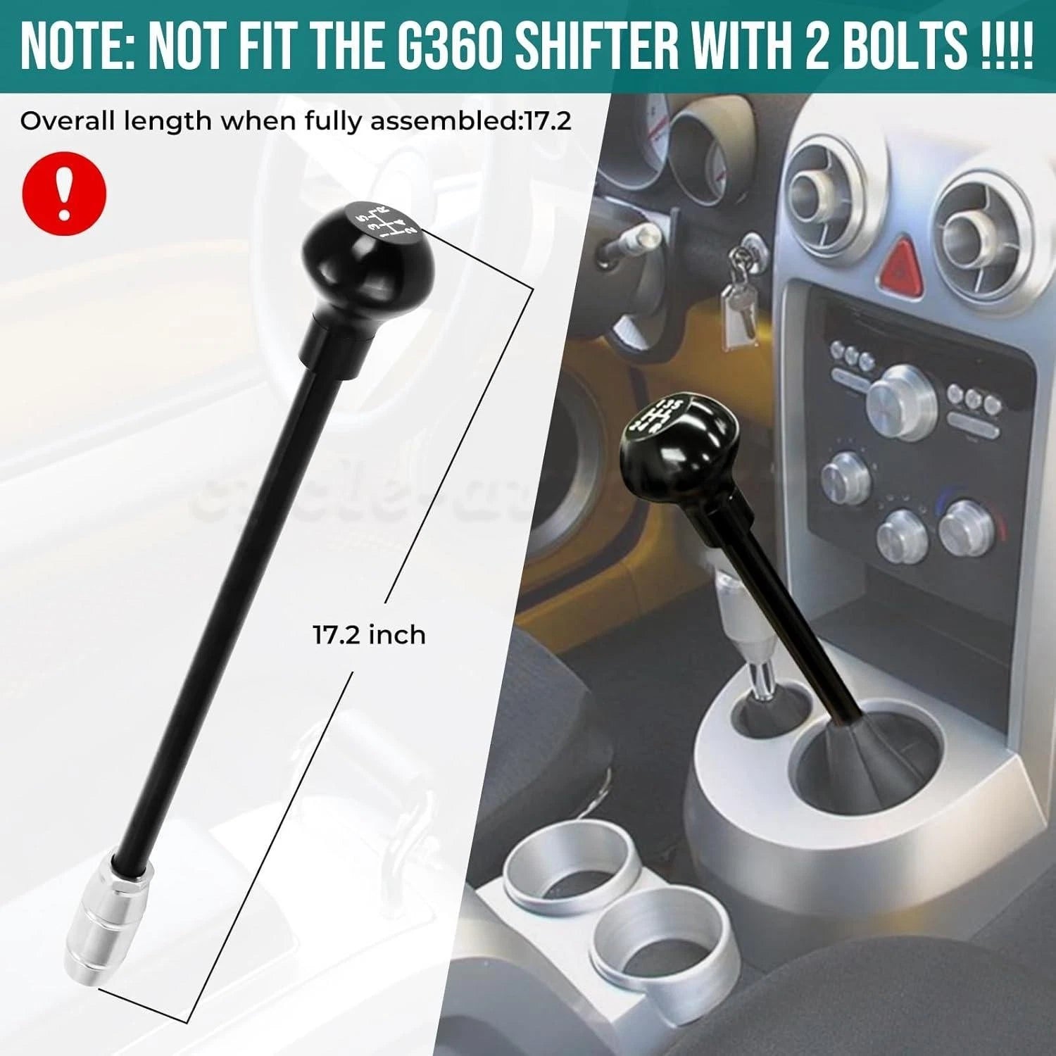 Shifter Stick Lever Knob for Dodge Ram 2500 3500 (2000–2005) NV5600-28 6-Speed