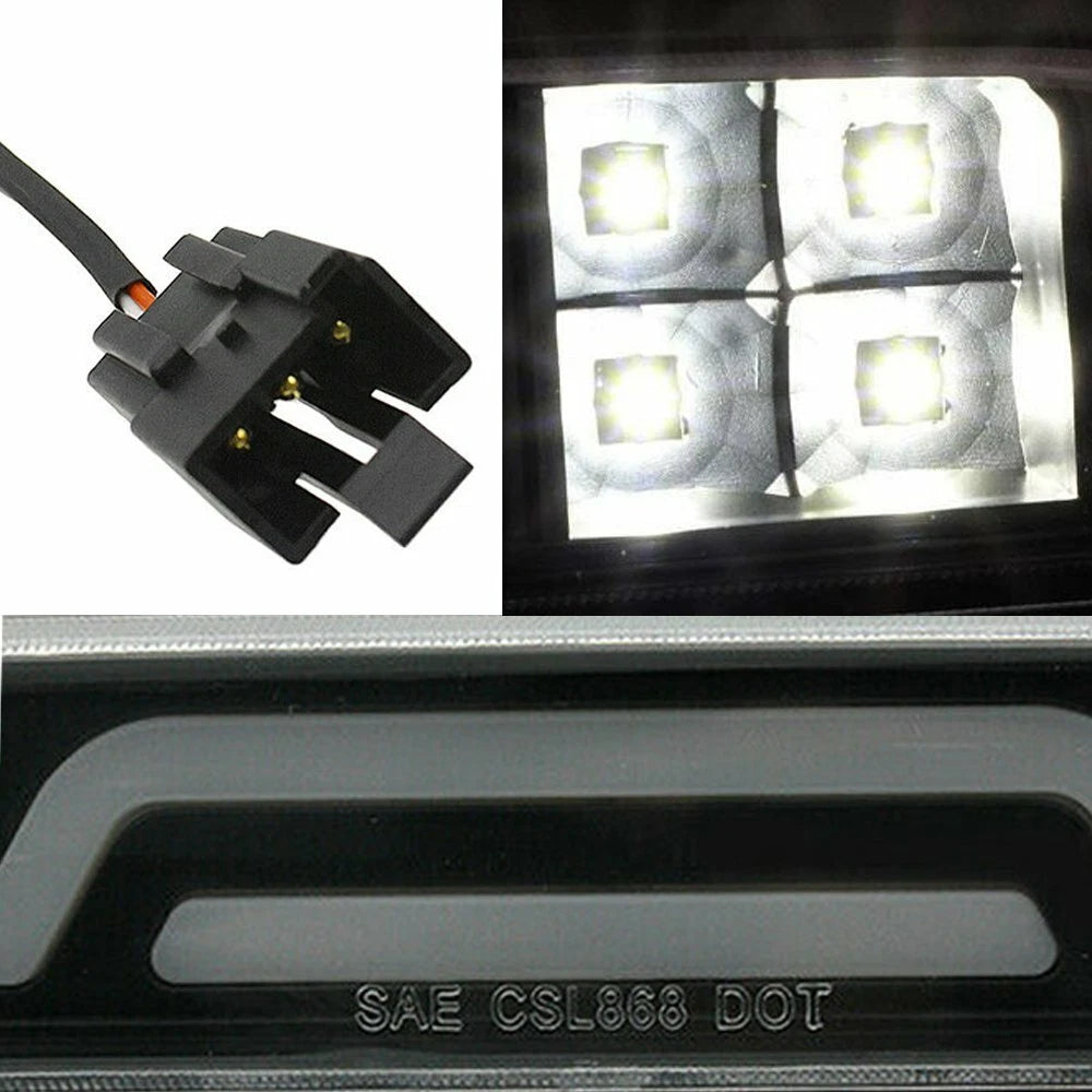 Black Smoked LED Third Brake Light for F250 F350 F450 F550 (1999–2015)