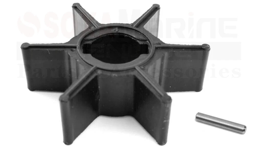 Water Pump Impeller & Key for Johnson Evinrude 2HP 2.3HP 3HP 3.3HP (N/A)
