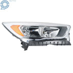 RH Headlight for Ford Escape (2017-2019) Halogen Chrome Housing