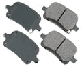 Set of 4 Akebono ProACT Front Disc Brake Pads for (ACT707)