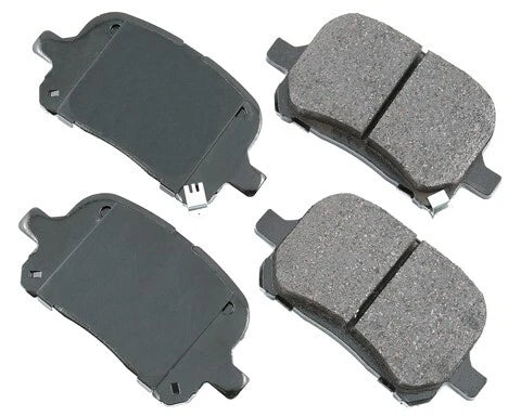 Set of 4 Akebono ProACT Front Disc Brake Pads for (ACT707)