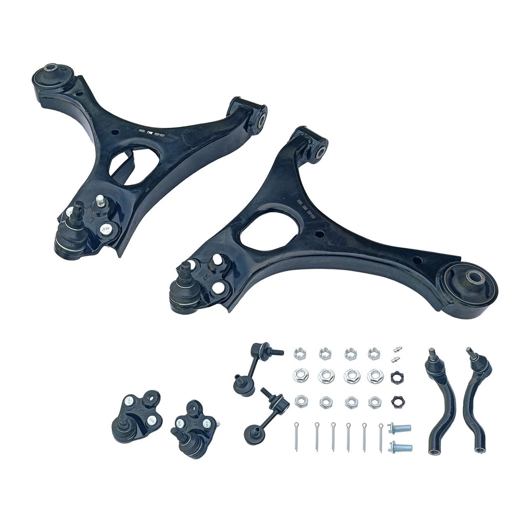 8pc Suspension Kit Control Arm Tie Rod Ends for Honda Civic 2006–2011