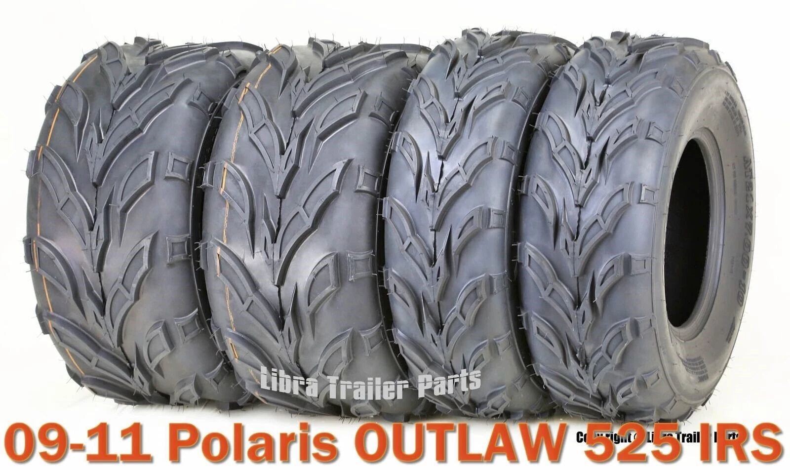 Tire Set 21x7-10 & 20x10-10 for Polaris Outlaw 525 IRS (2009–2011)
