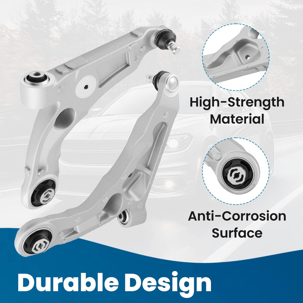 Set of 4 Front Lower Suspension Control Arms for Chrysler 200 (2015–2017)
