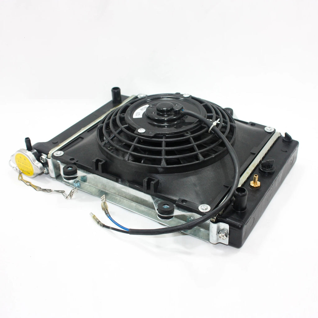 Water Cooled Radiator Cooler + Fan for 150cc 200cc 250cc PIT Quad ATV Buggy