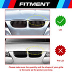 M-Sport Color Kidney Grille Insert Trims for BMW E90 E91 3 Series (2009-2012)