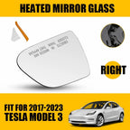 Right Heated Mirror Glass for Tesla Model 3 (2017–2023)