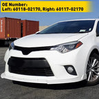2X Side Mirror Corner Triangle Cover Trim for Toyota Corolla (2014–2016)