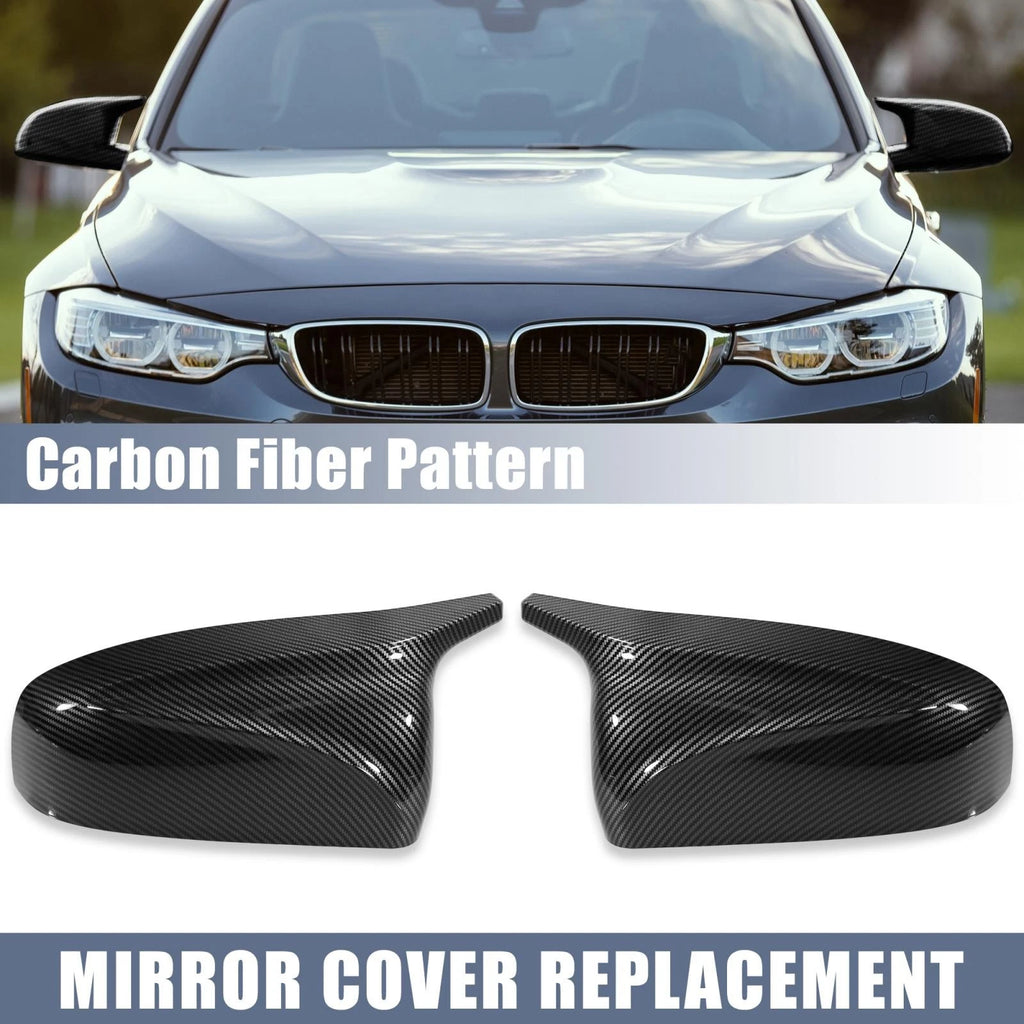 Pair of Carbon Fiber Pattern Rear View Mirror Covers for BMW E70 E71 E72