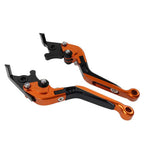 Orange Extendable Brake Clutch Levers for Honda Forza 250 300 2010-2020