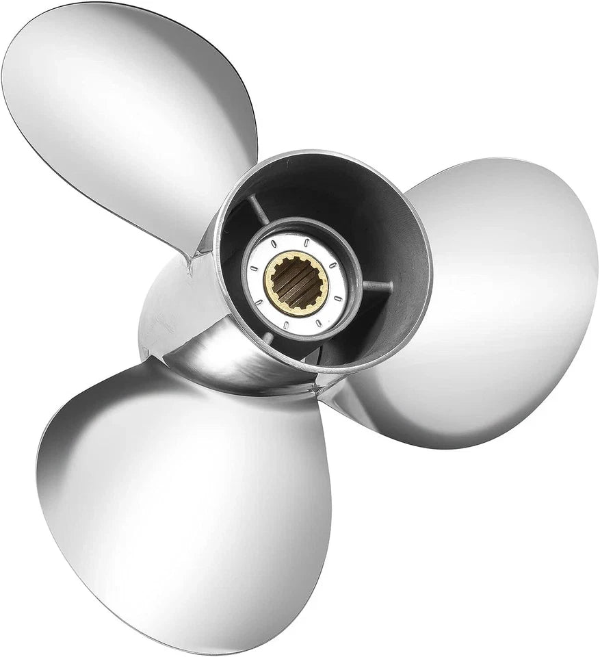Stainless Boat Propeller for Yamaha Outboard 40-60HP (13 Spline)