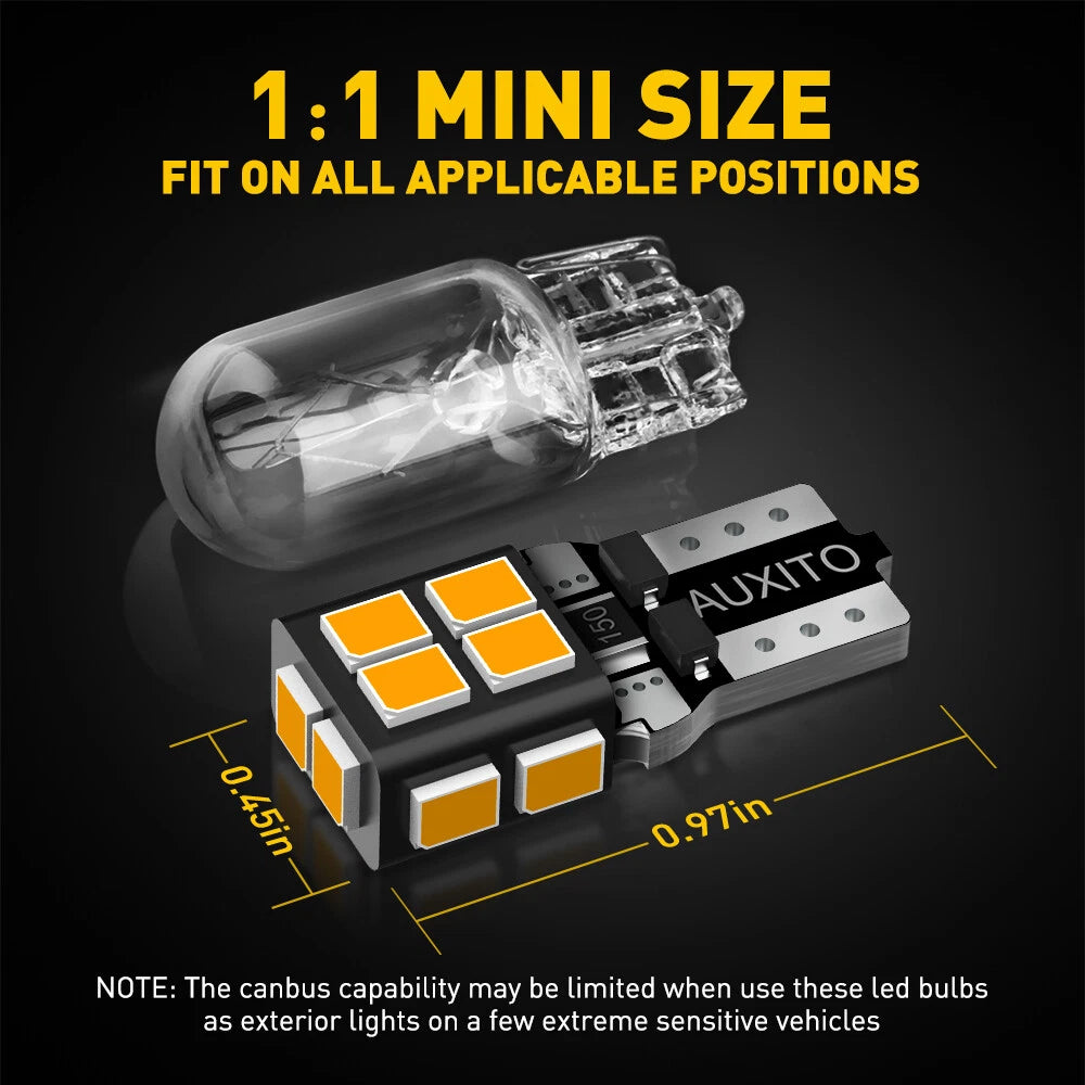 10X LED Side Marker Light Bulbs for Various Models (YYYY–YYYY)