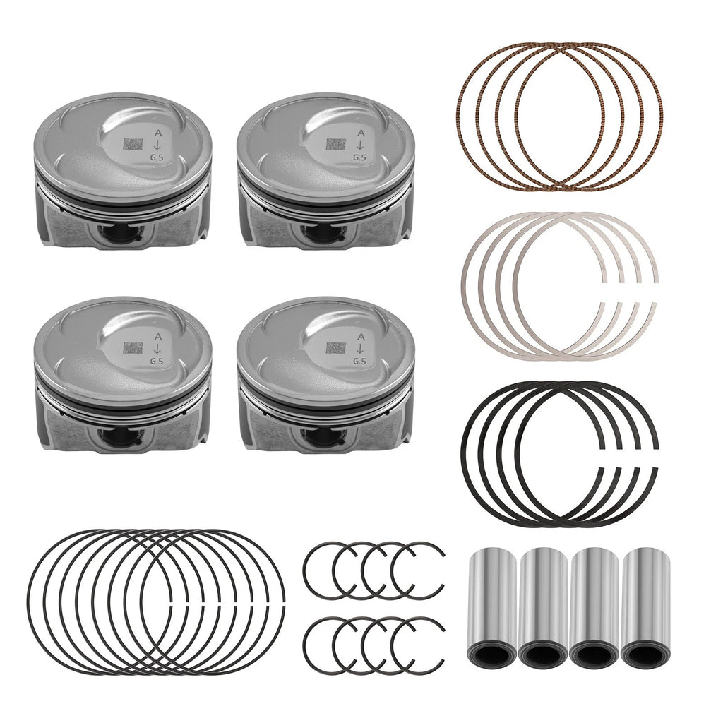 2.4L Engine Pistons & Rings Kit for Kia Sorento, Optima, Hyundai Sonata (2011–2019)