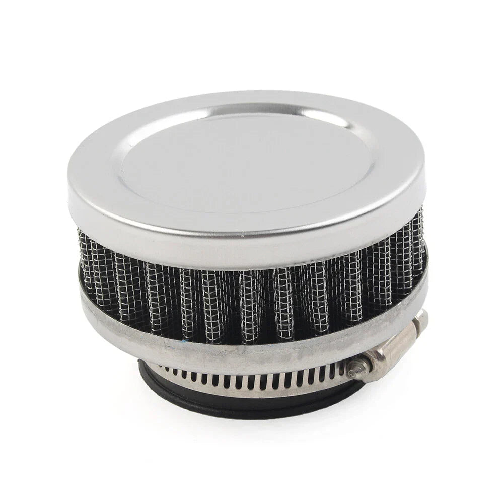 42mm Air Intake Filter Cleaner for Motorcycle - Rubber Bend, Steel Mesh