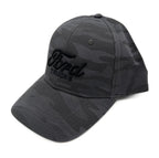 Ford Trucks Hat Cap Gray Camo with Black Embroidered Logo (2024–2024)