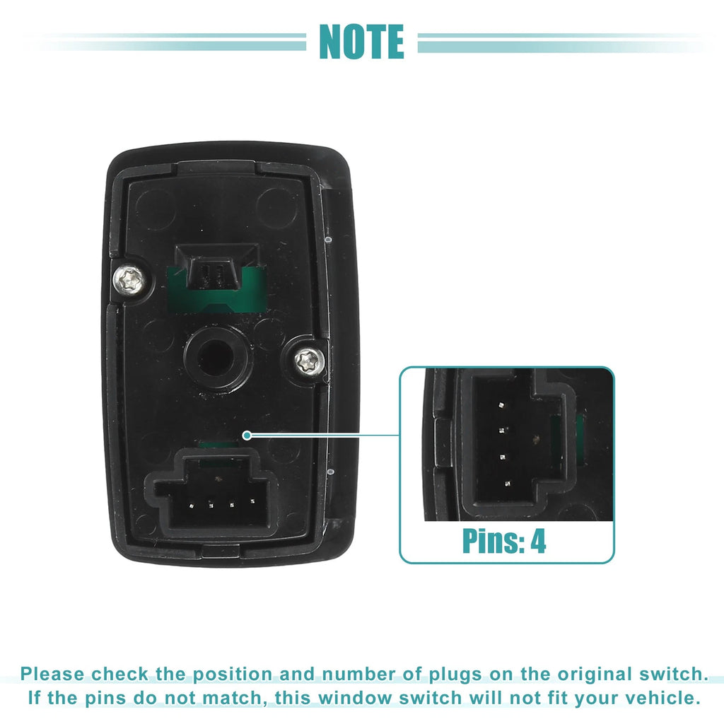 Passenger Side Power Window Switch for Mercedes-Benz ML320 ML350 (1998–2005) No. 2518200510