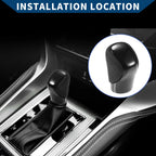 Automatic Gear Shift Knob for Lexus ES300h (2013–2018) Black Faux Leather