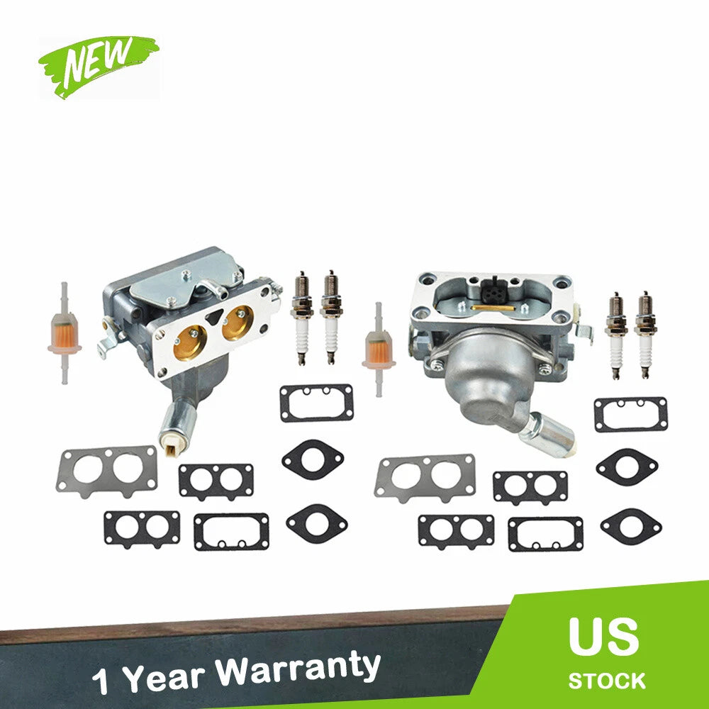 Set of 2 Carburetors for John Deere LA140 LA145