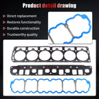 Head Gasket Bolts Set for Jeep Grand Cherokee Wrangler Cherokee (1996–1998)