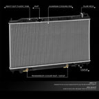 Aluminum Radiator Replacement for Nissan Maxima (2007–2008) DPI13005