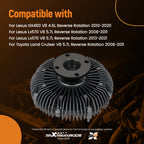 Fan Clutch for Lexus Tundra Sequoia GX460 LX570 Land Cruiser (2007–2021)