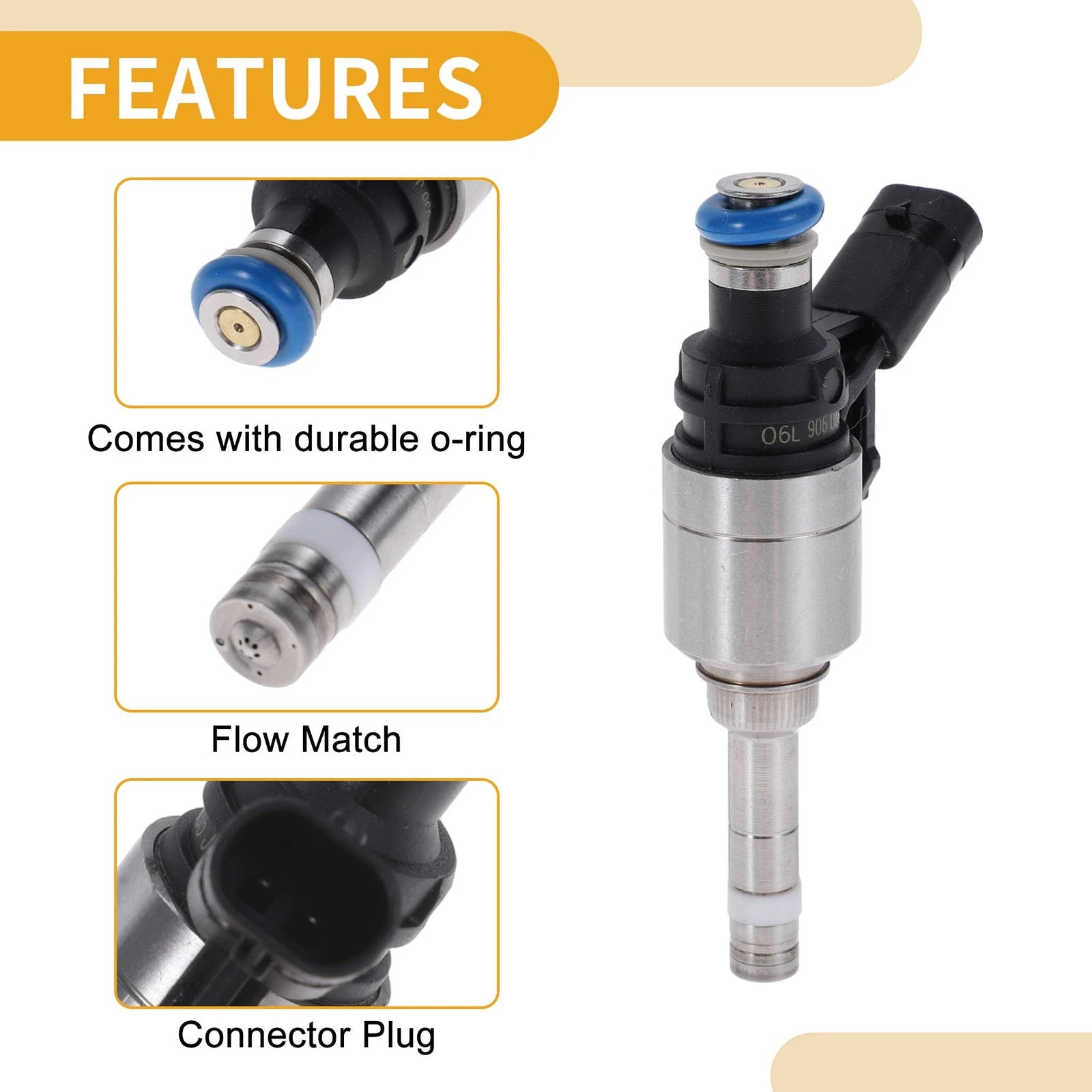 1 Pc No.06L906036J Fuel Injector for Audi A5 (2015–2024)