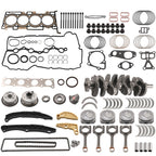 Engine Rebuild Overhaul Kit w/ Rods & Timing Kit for Hyundai Kia 2.4L