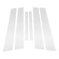 Set of 6 Door Pillar Window Trim for Nissan Sentra (2007–2012) Chrome