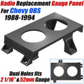 Dual Gauge Panel Trim Bezel Dash Mount for Chevy (1988–1994)