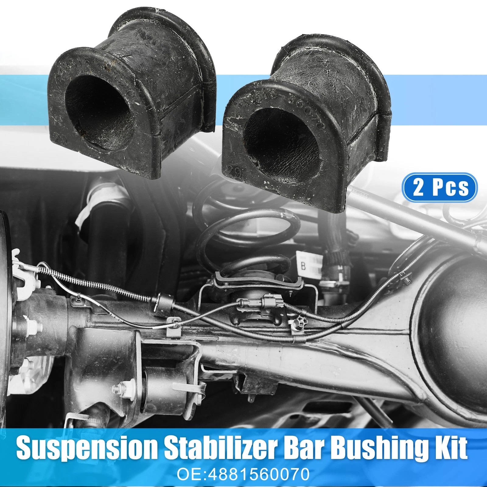 2pcs Suspension Stabilizer Bar Bushings No. 4881560070 for Toyota Land Cruiser 